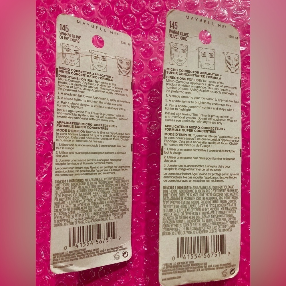 2x Maybelline ERASER INSTANT AGE REWIND Multi-use CONCEALER; DEEP BRON… - Picture 4 of 8
